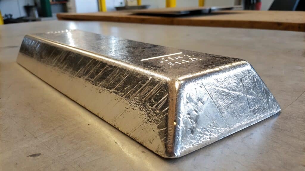 alt with keywords: blacksmith working with difficult metals showing specialized equipment